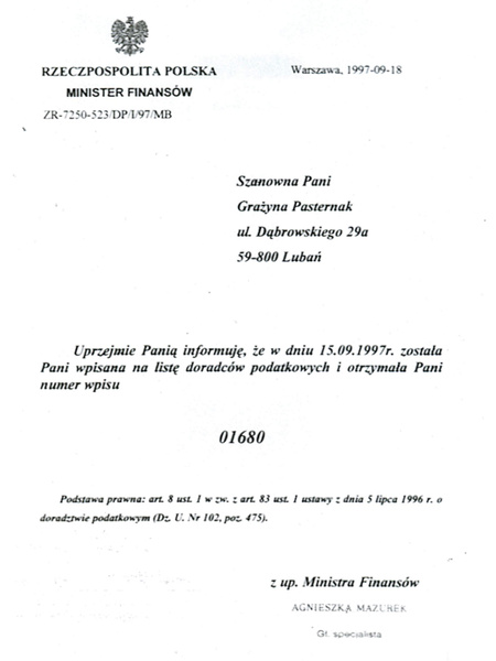 Doradca Podatkowy Lubań
